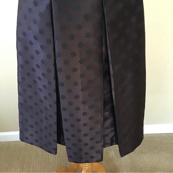 Pleated Polka Dot Skirt - Picture 3 of 4